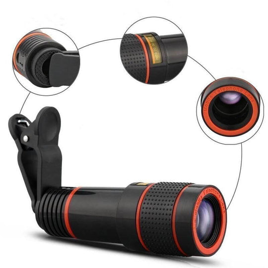 Obiectiv Telescopic Cu Zoom 12X Pentru Camera Smartphone