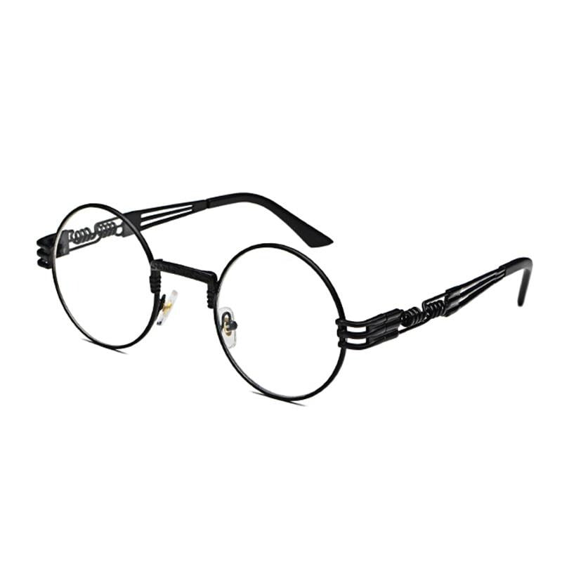 Ochelari De Soare Metalici Rotunzi În Stil Steampunk