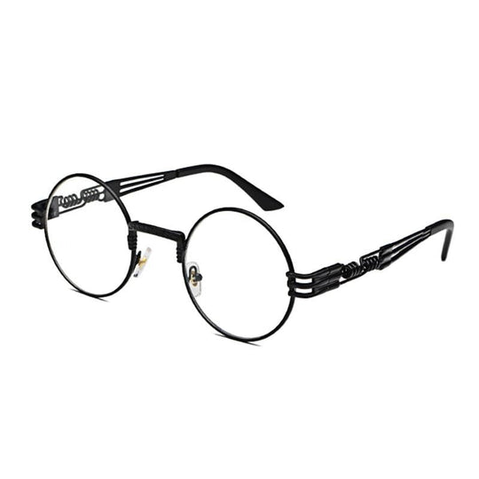Ochelari De Soare Metalici Rotunzi În Stil Steampunk