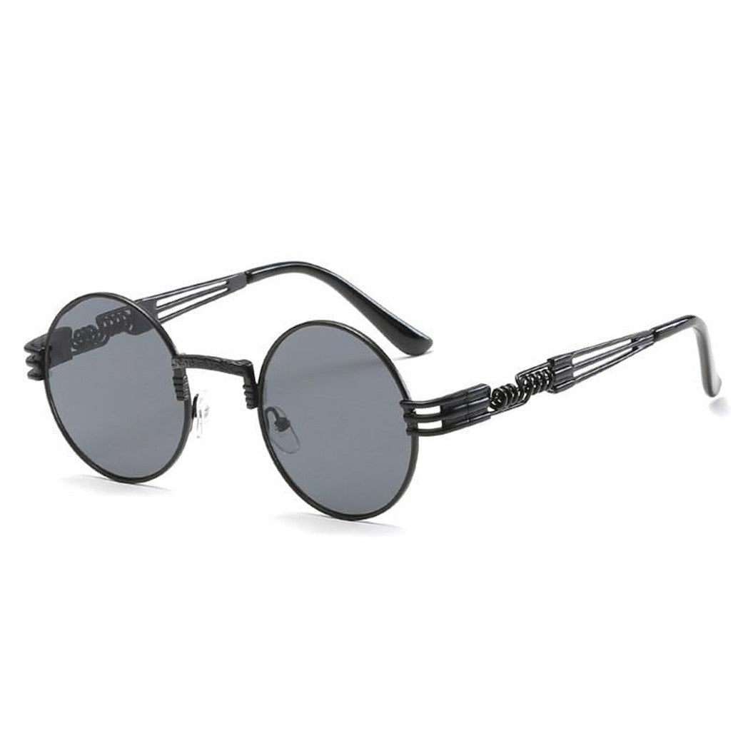 Ochelari De Soare Metalici Rotunzi În Stil Steampunk
