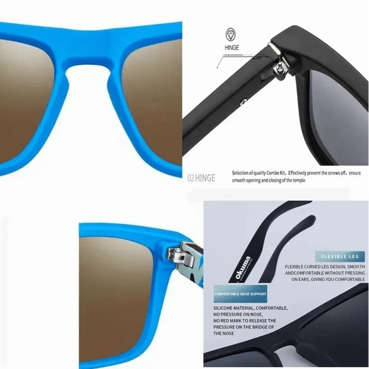 Ochelari de Soare Polarizați pentru Bărbați și Femei, Protecție UV400 9