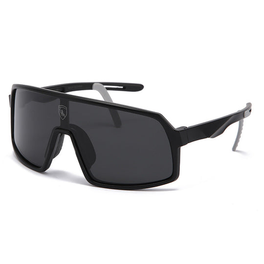 Ochelari de soare bărbați cu design scut modern 10