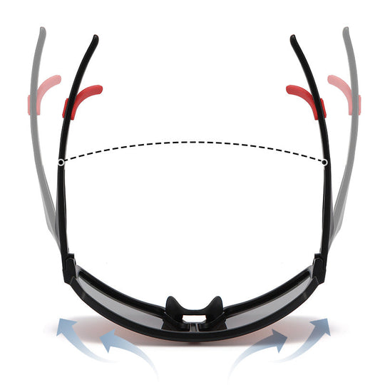 Ochelari de soare bărbați cu design scut modern 2