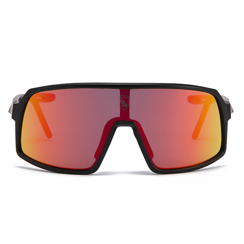 Ochelari de soare bărbați cu design scut modern 4