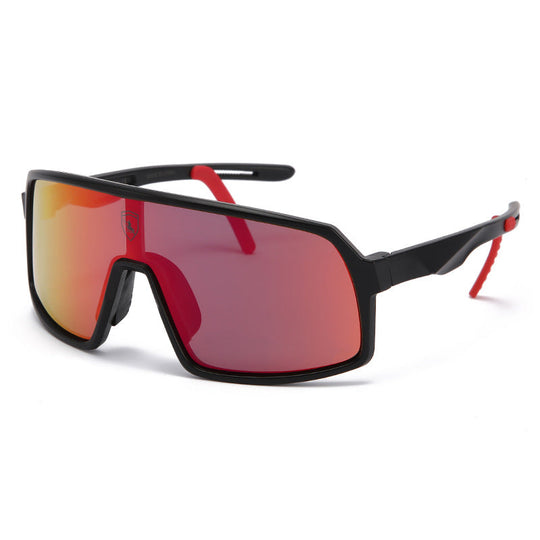 Ochelari de soare bărbați cu design scut modern 6