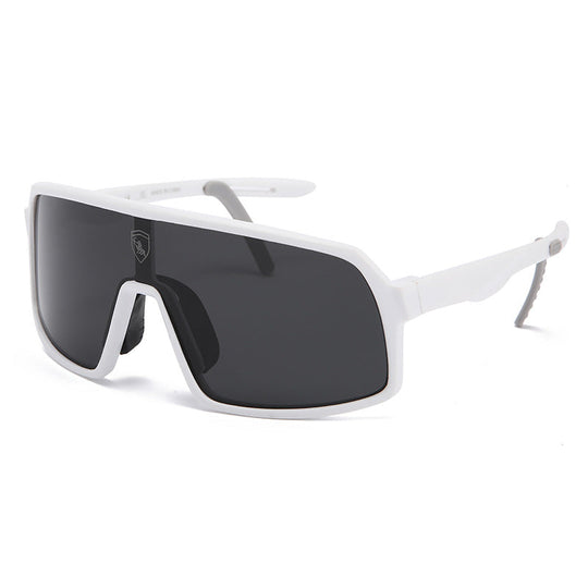 Ochelari de soare bărbați cu design scut modern 7