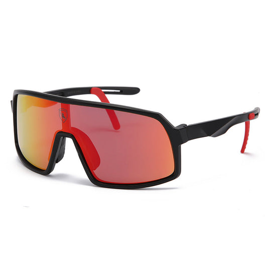 Ochelari de soare bărbați cu design scut modern 8