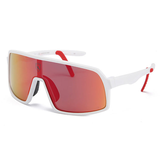 Ochelari de soare bărbați cu design scut modern 9