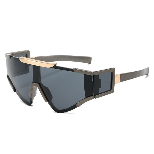 Ochelari de soare bărbați design futurist shield 0