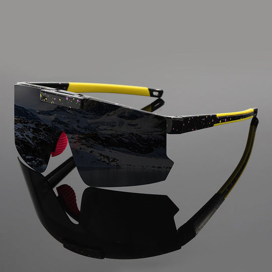 Ochelari de soare sport pentru bărbați cu design Shield 1