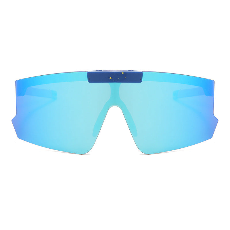 Ochelari de soare sport pentru bărbați cu design Shield 4