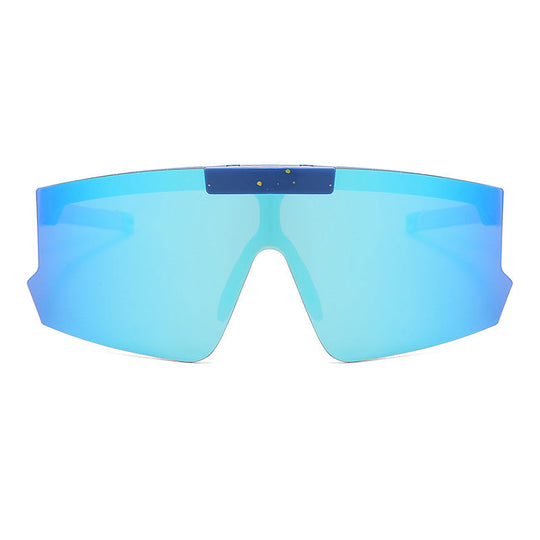 Ochelari de soare sport pentru bărbați cu design Shield 4