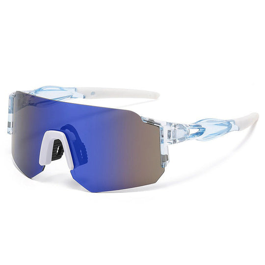 Ochelari de soare sport unisex cu design futurist 0