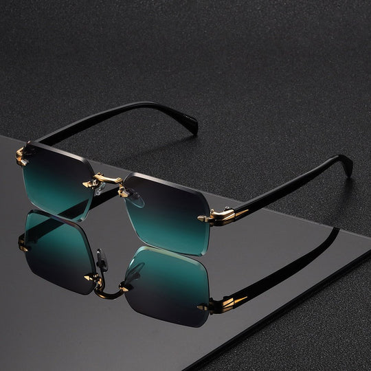 Ochelari pentru Bărbați Fără Montură cu Design Minimalist 0