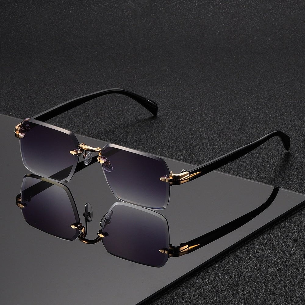 Ochelari pentru Bărbați Fără Montură cu Design Minimalist 4
