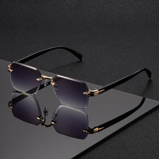 Ochelari pentru Bărbați Fără Montură cu Design Minimalist 5