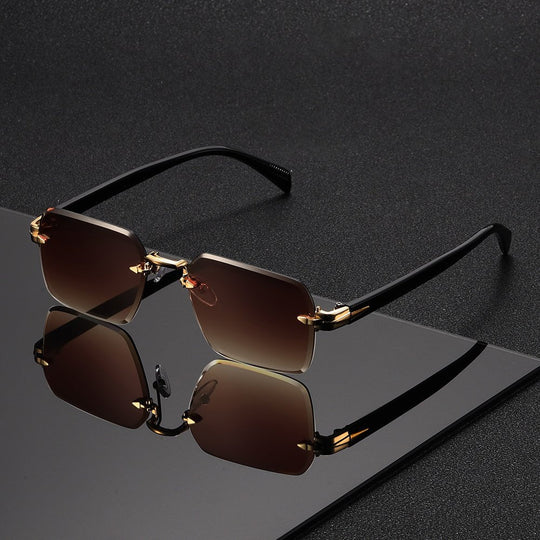 Ochelari pentru Bărbați Fără Montură cu Design Minimalist 6