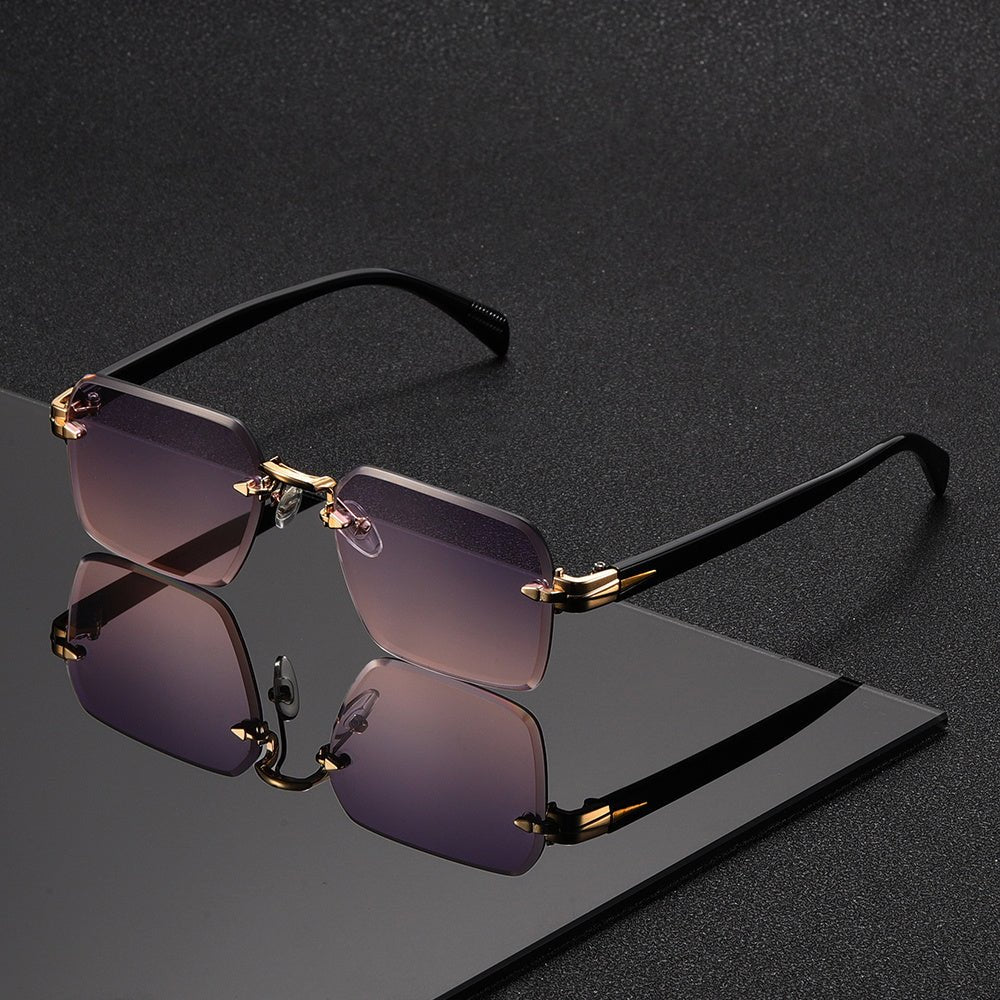 Ochelari pentru Bărbați Fără Montură cu Design Minimalist 9