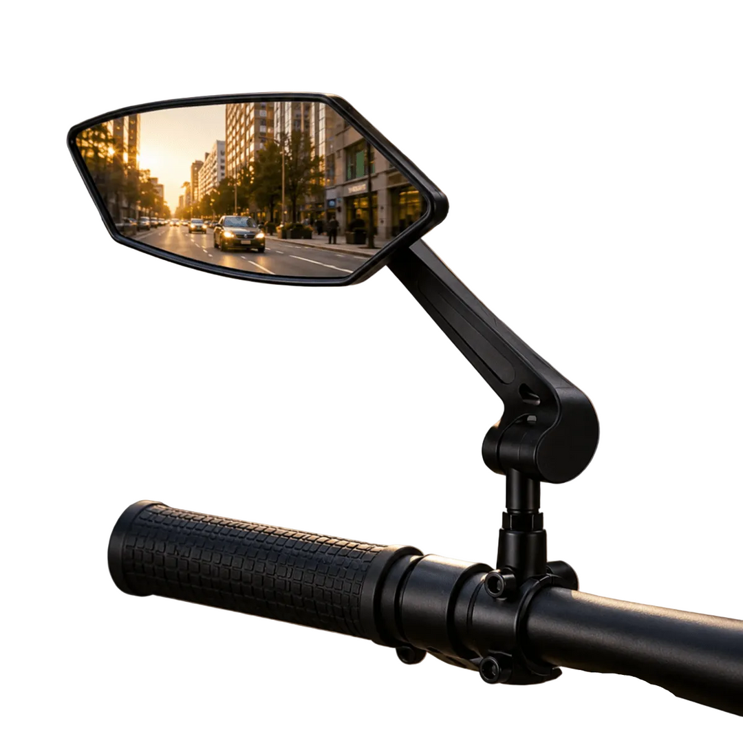 Oglindă Retro Vizoare Reglabilă pentru Bicicletă cu Unghi Larg 0