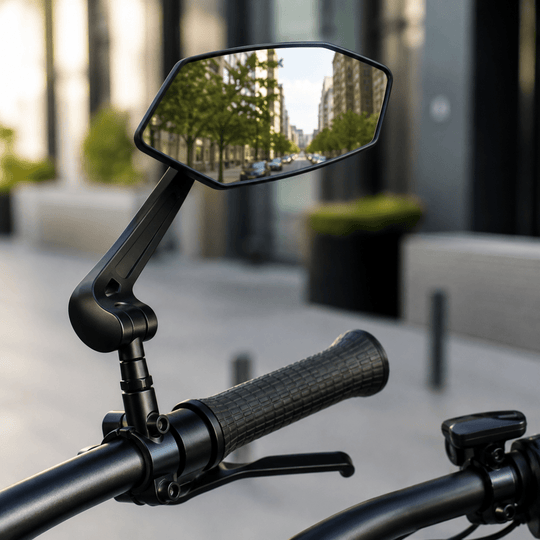 Oglindă Retro Vizoare Reglabilă pentru Bicicletă cu Unghi Larg 1