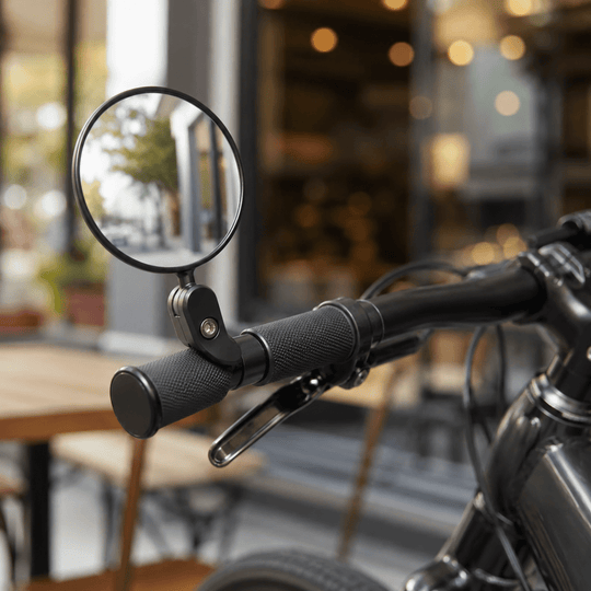 Oglindă Retro Vizoare Reglabilă pentru Bicicletă cu Unghi Larg 4