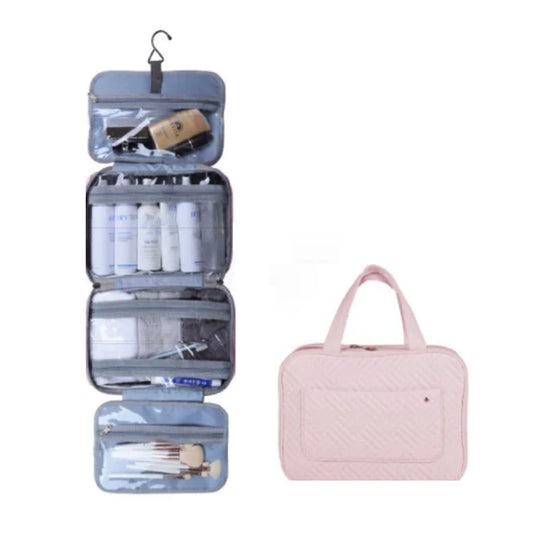 Organizator cosmetic compact pentru călătorii cu compartimente multiple 12