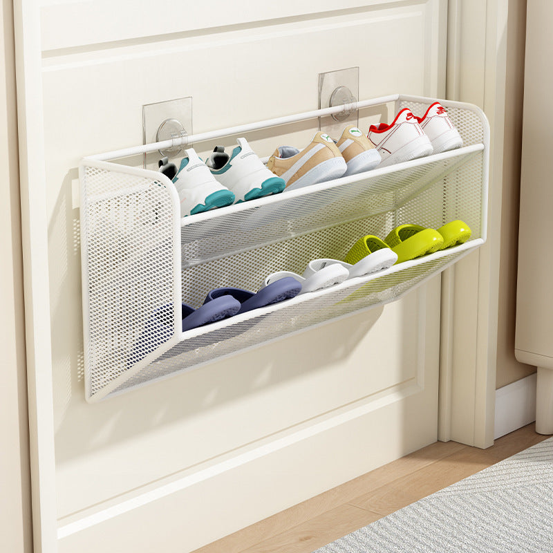 Organizator pantofi subțire cu raft ventilat pentru uși 2