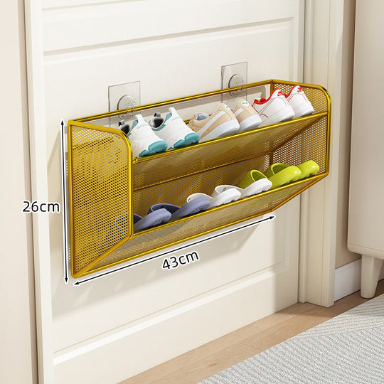 Organizator pantofi subțire cu raft ventilat pentru uși 21