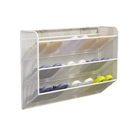 Organizator pantofi subțire cu raft ventilat pentru uși 5