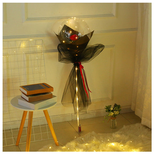 Pachet De Baloane Luminoase Cu Trandafiri Led (Set De Bricolaj)