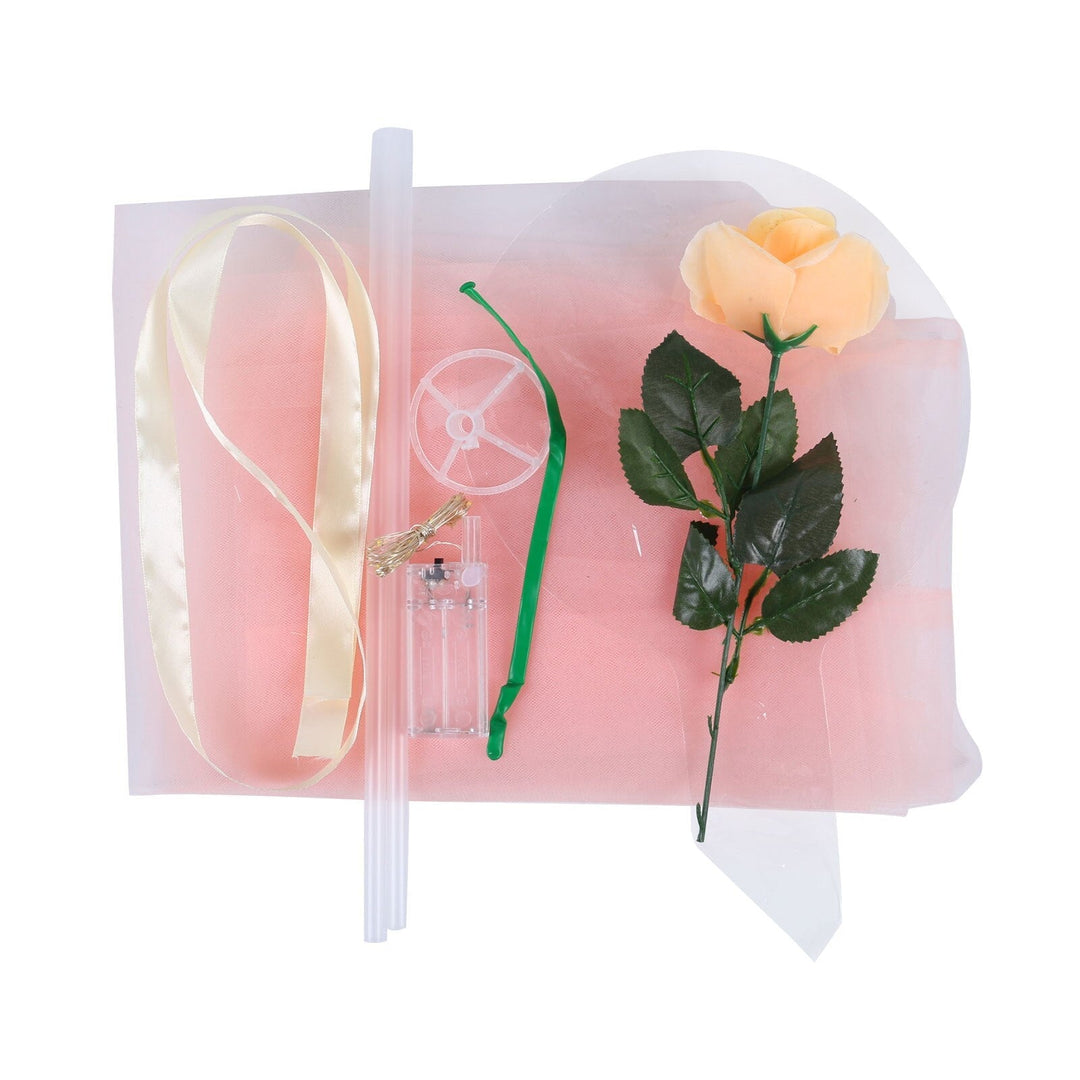 Pachet De Baloane Luminoase Cu Trandafiri Led (Set De Bricolaj)