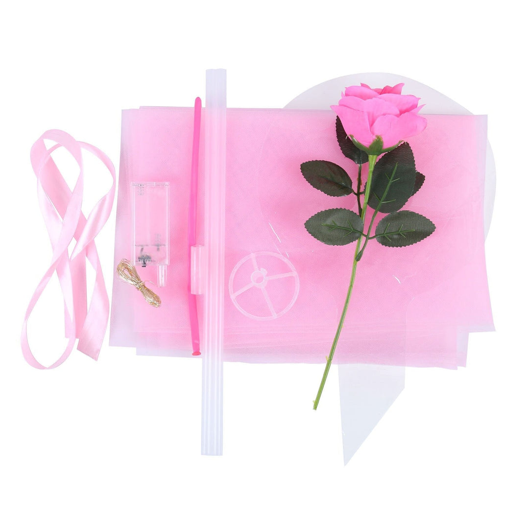 Pachet De Baloane Luminoase Cu Trandafiri Led (Set De Bricolaj)