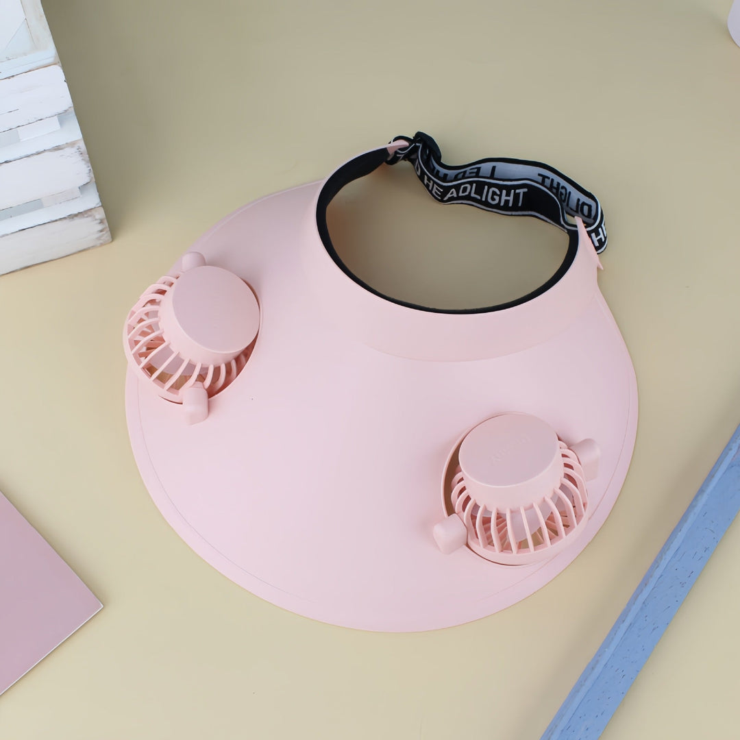 Pălărie Portabilă cu Ventilator pentru Femei cu Motive Jucăușe 5