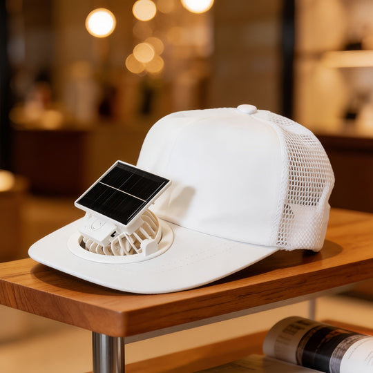 Pălărie de soare pentru femei cu ventilator integrat 1