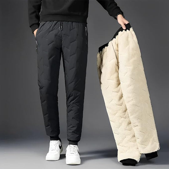 Pantaloni din fleece moale pentru bărbați