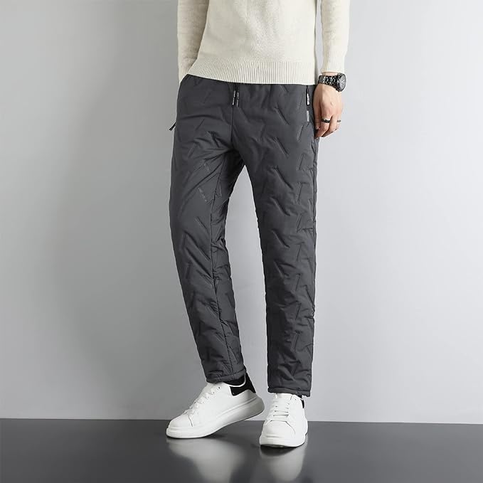 Pantaloni din fleece moale pentru bărbați