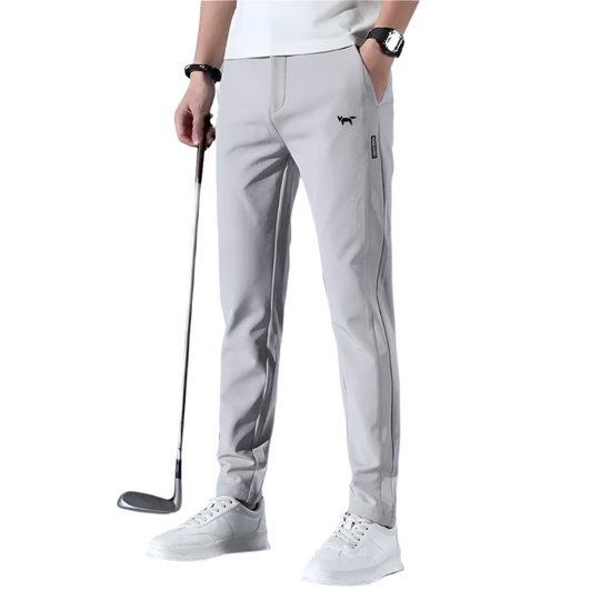 Pantaloni da golf pentru bărbați, confortabili, din bumbac și poliester