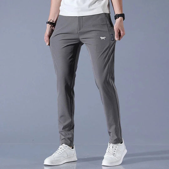 Pantaloni da golf pentru bărbați, confortabili, din bumbac și poliester