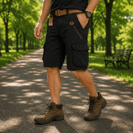 Pantaloni Scurți Bărbați Cargo Confortabili pentru Zile Active 1