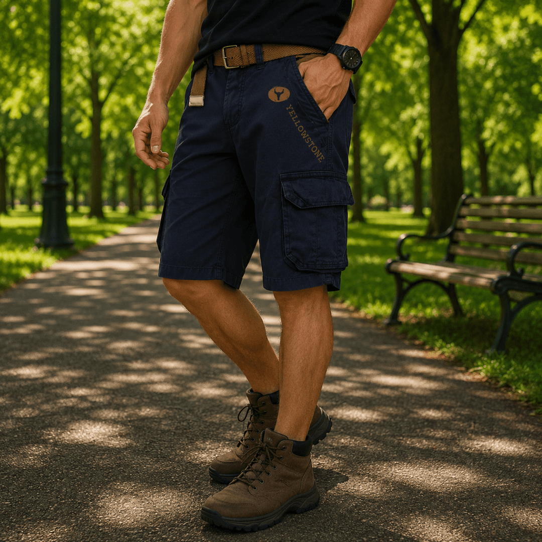 Pantaloni Scurți Bărbați Cargo Confortabili pentru Zile Active 5