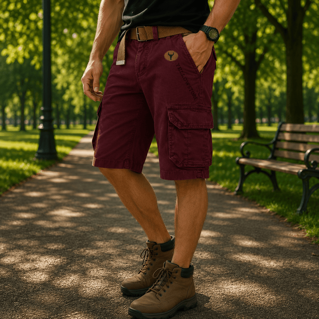 Pantaloni Scurți Bărbați Cargo Confortabili pentru Zile Active 7