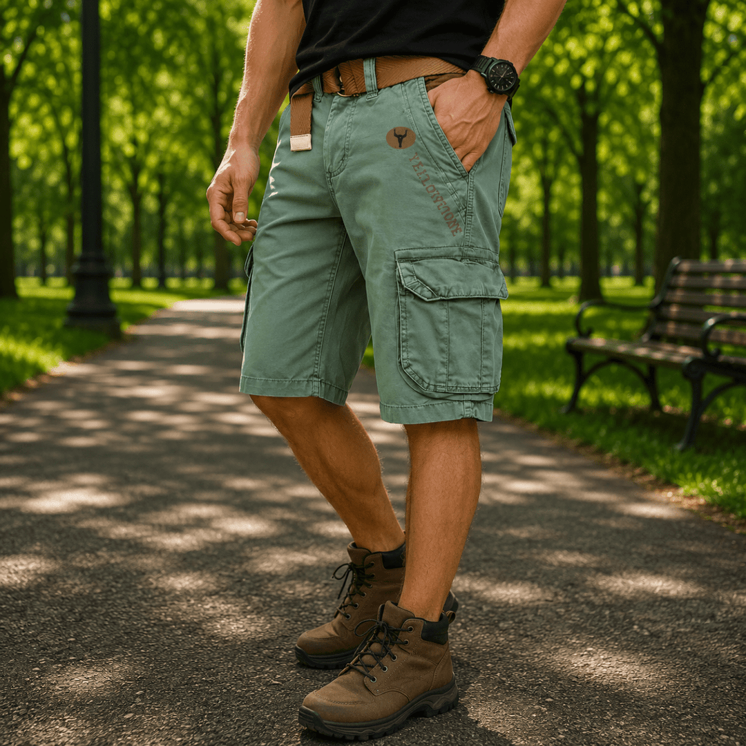 Pantaloni Scurți Bărbați Cargo Confortabili pentru Zile Active 8