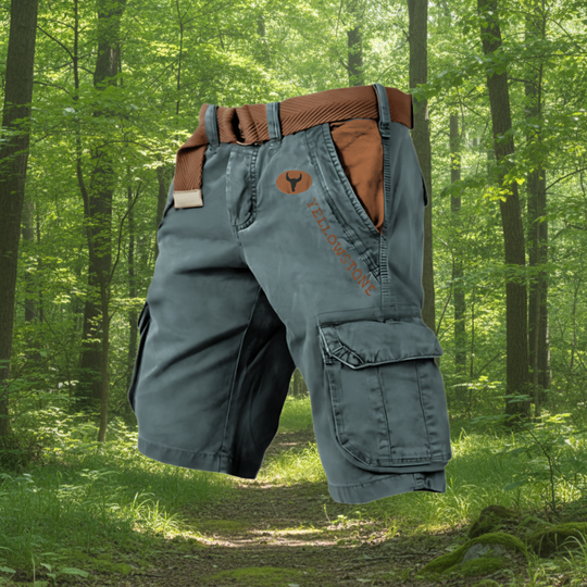 Pantaloni Scurți Bărbați Cargo Cu Design Funcțional pentru Activități Zilnice 5