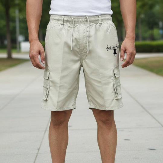 Pantaloni scurți de vară pentru bărbați cu buzunare utile 1