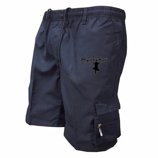 Pantaloni scurți de vară pentru bărbați cu buzunare utile 9