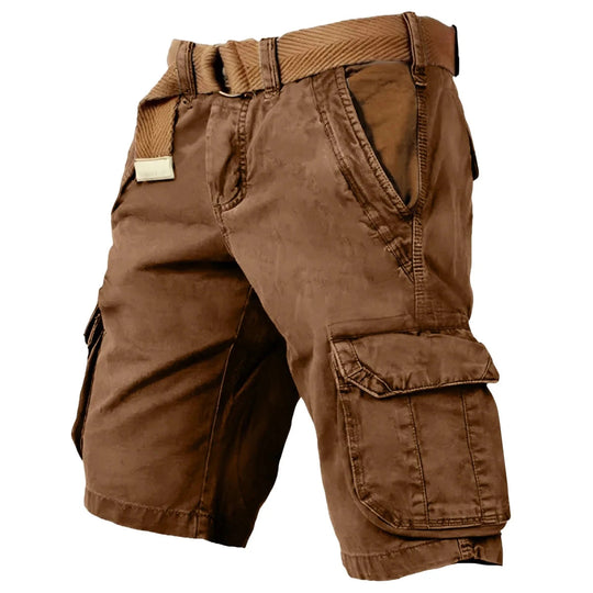 Pantaloni scurți pentru bărbați cu design utilitar 0