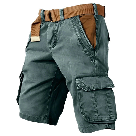 Pantaloni scurți pentru bărbați cu design utilitar 10