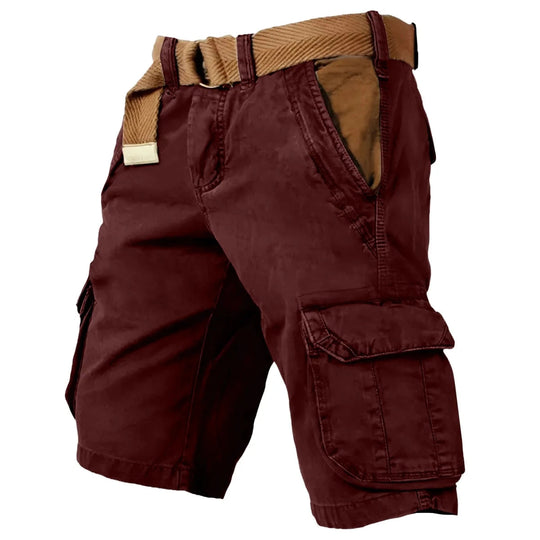 Pantaloni scurți pentru bărbați cu design utilitar 5