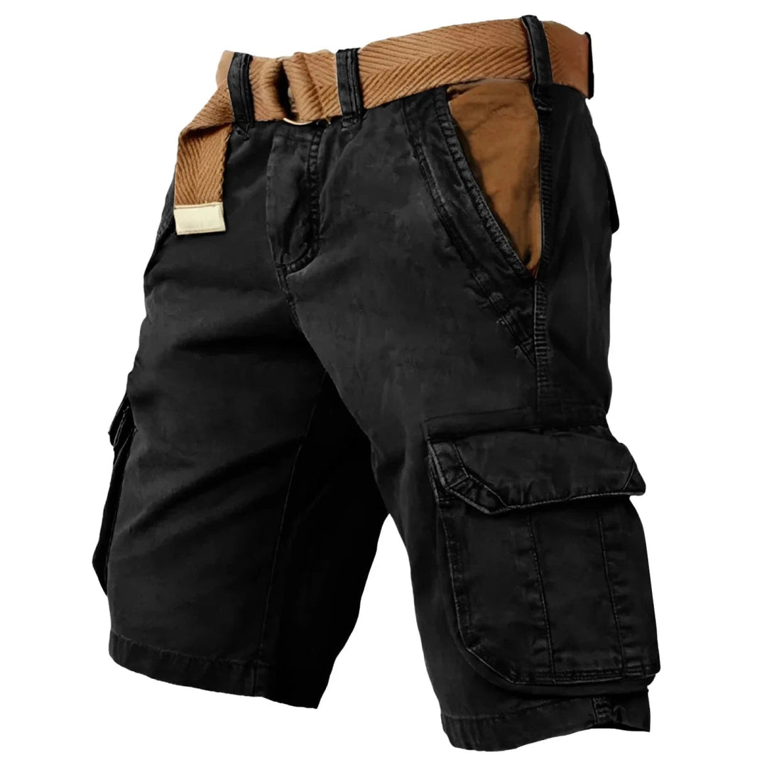 Pantaloni scurți pentru bărbați cu design utilitar 6