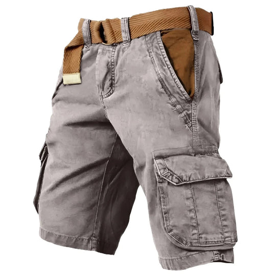 Pantaloni scurți pentru bărbați cu design utilitar 7